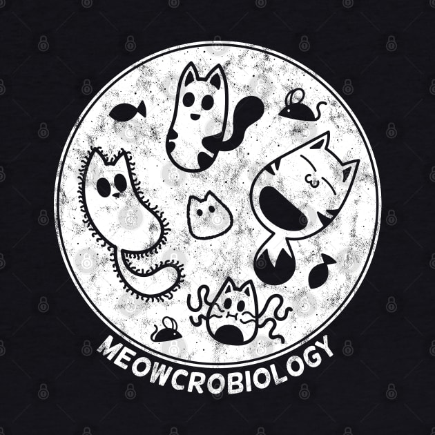 Distressed Cats love Microbiology by gymdrunk